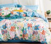 Комплект постельного белья 1,5-спальный, печатный сатин 1333-4S