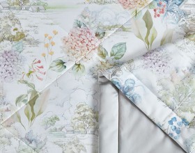 Комплект с ЛЕТНИМ одеялом из египетского хлопка Premium 200х220 см, 2232-OMP