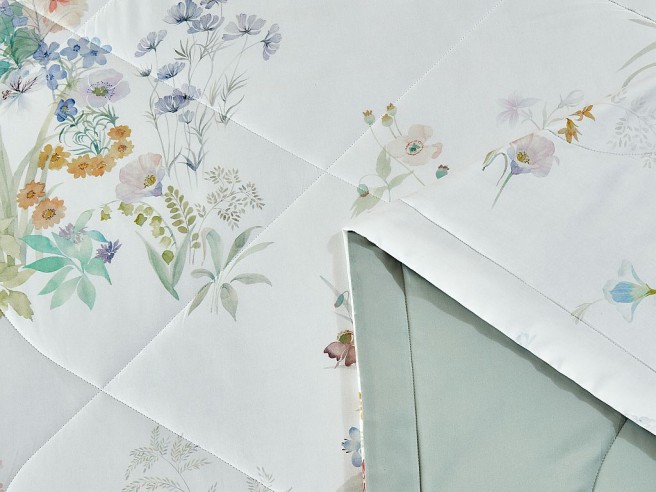 Комплект с ЛЕТНИМ одеялом из фланели-тенсел 160х220 см, 2267-OSPS Комплект с ЛЕТНИМ одеялом из фланели-тенсел 160х220 см, 2267-OSPS