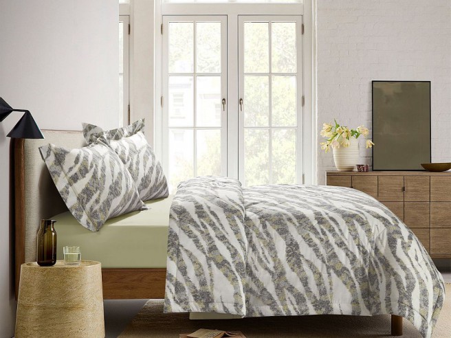 Комплект с ЛЕТНИМ одеялом из фланели-тенсел 200х220 см, 2283-OMP Комплект с ЛЕТНИМ одеялом из фланели-тенсел 200х220 см, 2283-OMP