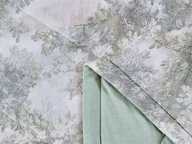 Комплект с ЛЕТНИМ одеялом из фланели 160х220 см, 2291-OSPS