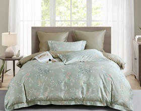 Комплект постельного белья 1,5-спальный, египетский хлопок Premium 2314-4S