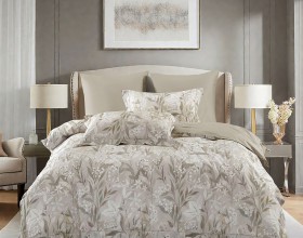 Комплект постельного белья Евро, сатин с лазерной печатью 2338-6