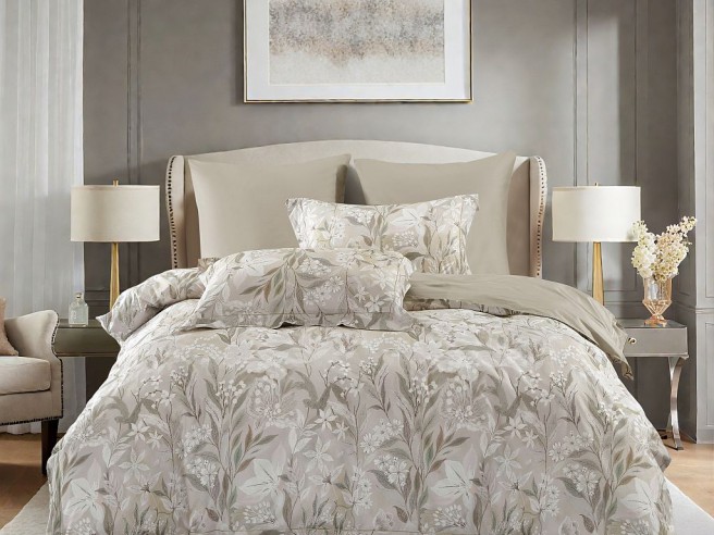 Комплект постельного белья Евро, сатин с лазерной печатью 2338-6 Комплект постельного белья Евро, сатин с лазерной печатью 2338-6