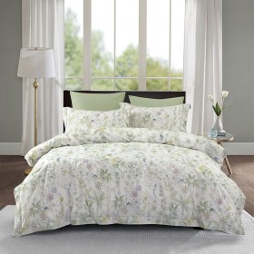 Комплект постельного белья Евро, сатин с лазерной печатью 2340-6