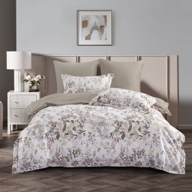 Комплект постельного белья Евро, сатин с лазерной печатью 2341-6