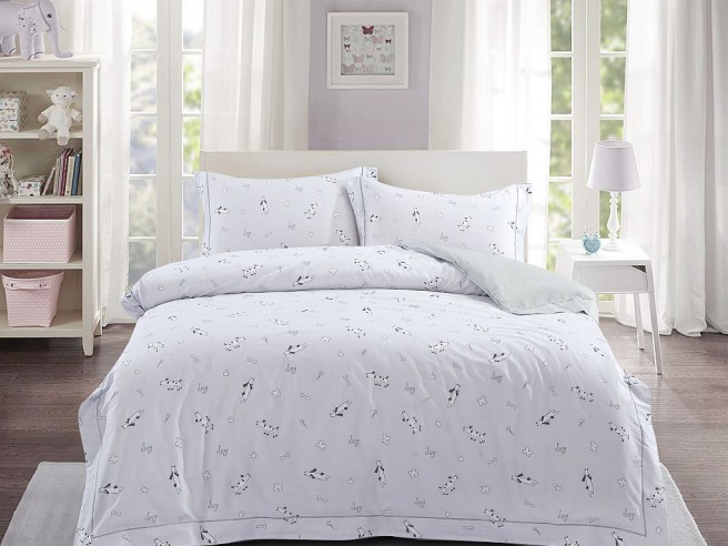 Комплект постельного белья 1,5-спальный, сатин с лазерной печатью 2359-4S Комплект постельного белья 1,5-спальный, сатин с лазерной печатью 2359-4S