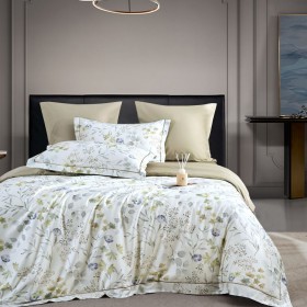 Комплект постельного белья 1,5-спальный, египетский хлопок Premium 2181-4S