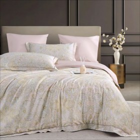 Комплект постельного белья 1,5-спальный, египетский хлопок Premium 2182-4S