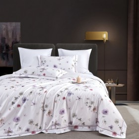 Комплект постельного белья 1,5-спальный, египетский хлопок Premium 2183-4S