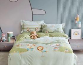 Комплект постельного белья 1,5-спальный, египетский хлопок Premium 2310-4S