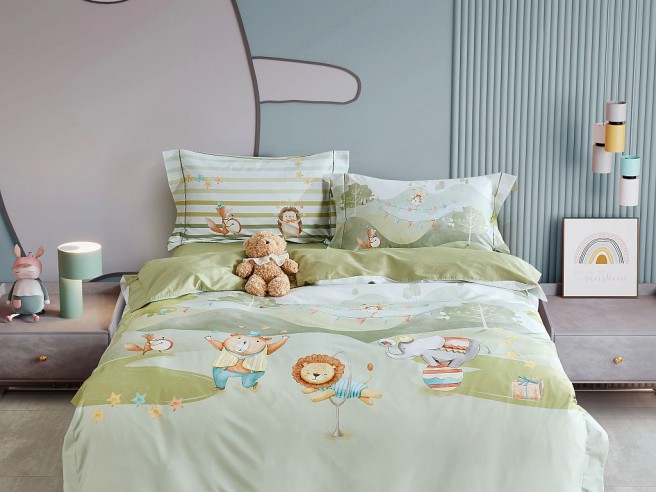 Комплект постельного белья 1,5-спальный, египетский хлопок Premium 2310-4XS
