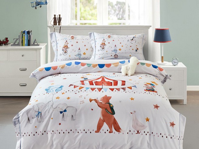 Комплект постельного белья 1,5-спальный, египетский хлопок Premium 2311-4XS Комплект постельного белья 1,5-спальный, египетский хлопок Premium 2311-4XS