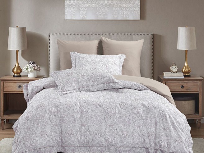 Комплект постельного белья Евро, сатин с лазерной печатью 2348-6/160 Комплект постельного белья Евро, сатин с лазерной печатью 2348-6/160