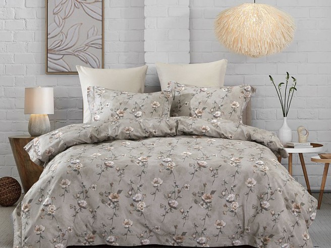 Комплект постельного белья Евро, сатин с лазерной печатью 2350-6 Комплект постельного белья Евро, сатин с лазерной печатью 2350-6