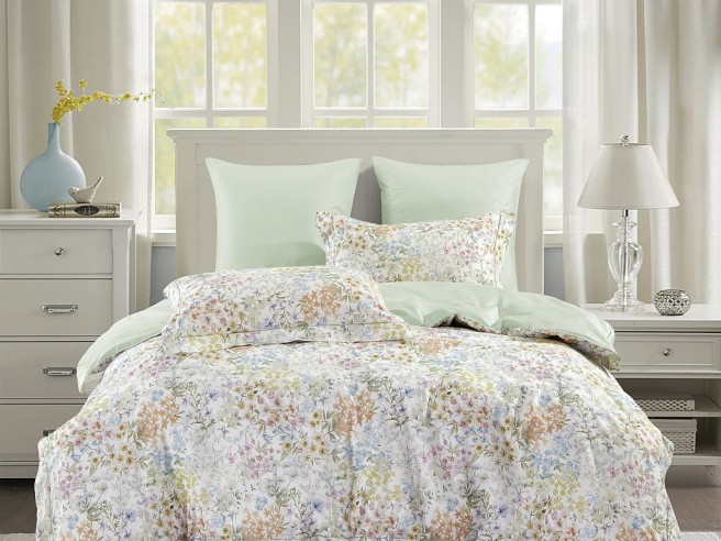 Комплект постельного белья Евро, сатин с лазерной печатью 2352-6 Комплект постельного белья Евро, сатин с лазерной печатью 2352-6