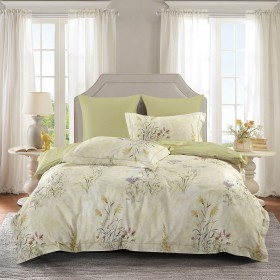 Комплект постельного белья Семейный, сатин с лазерной печатью 2353-7