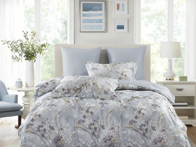 Комплект постельного белья Евро, сатин с лазерной печатью 2355-6 Комплект постельного белья Евро, сатин с лазерной печатью 2355-6