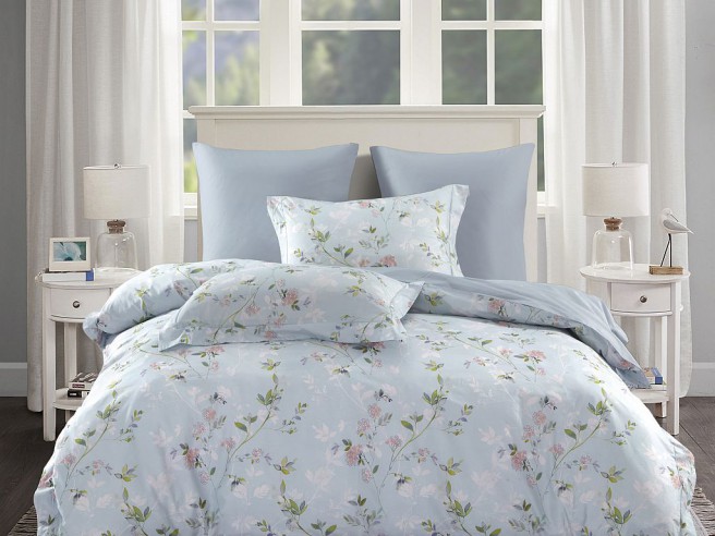 Комплект постельного белья Евро, сатин с лазерной печатью 2357-6 Комплект постельного белья Евро, сатин с лазерной печатью 2357-6