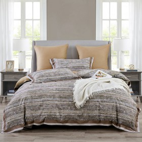 Комплект постельного белья 1,5-спальный, фланель-тенсел 2363-4S Комплект постельного белья 1,5-спальный, фланель-тенсел 2363-4S