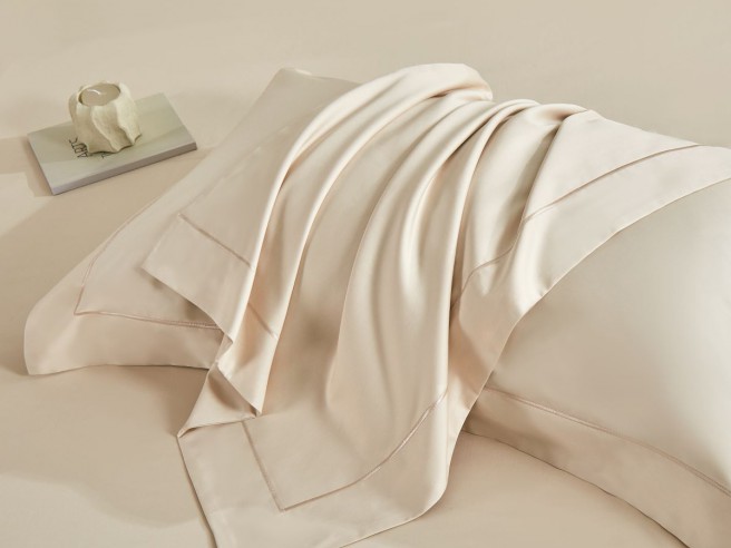 Комплект простыни с двумя наволочками, египетский хлопок ПРЕМИУМ 1885-3Р