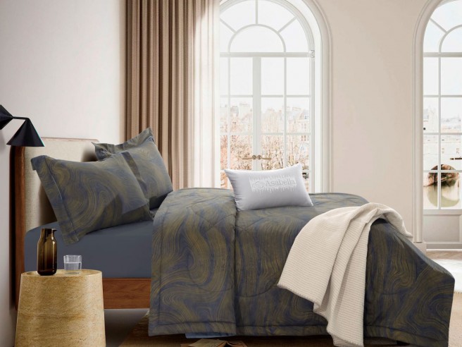 Комплект с 2-МЯ ЛЕТНИМИ одеялами из египетского хлопка ПРЕМИУМ 160х220 см, 2252-2OSP