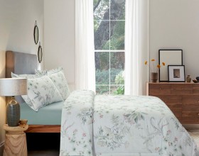 Комплект с 2-мя ЛЕТНИМи одеялами из сатина с лазерной печатью 160х220 см, 2343-2OSP