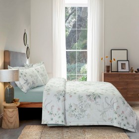 Комплект с 2-мя ЛЕТНИМи одеялами из сатина с лазерной печатью 160х220 см, 2343-2OSP