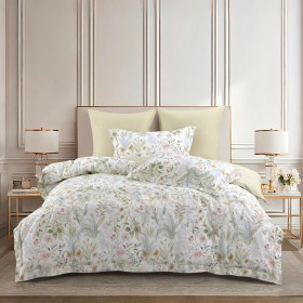 Комплект постельного белья Евро стандарт, сатин с лазерной печатью 2375-6