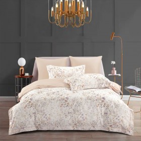 Комплект постельного белья Евро стандарт, сатин с лазерной печатью 2376-6