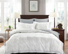 Комплект постельного белья 1,5-спальный, сатин с лазерной печатью 2377-4S