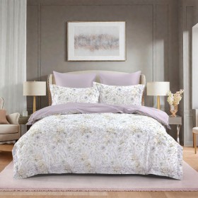 Комплект постельного белья Евро стандарт, сатин с лазерной печатью 2378-6