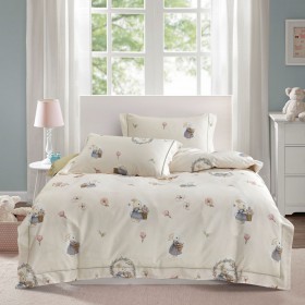 Комплект постельного белья 1,5-спальный, египетский хлопок ПРЕМИУМ 2393-4S