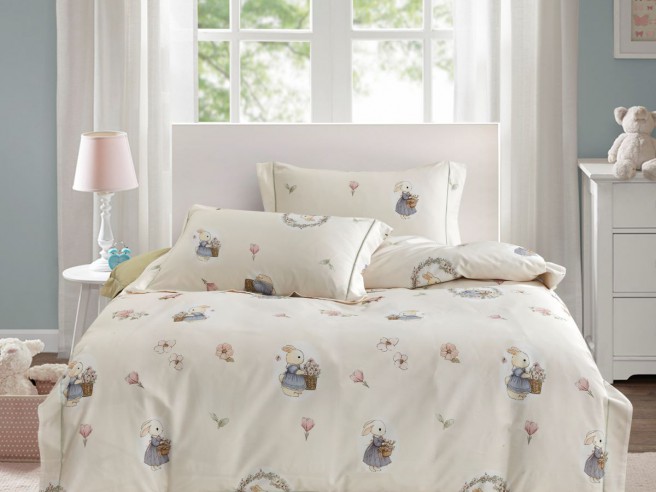 Комплект постельного белья 1,5-спальный, египетский хлопок ПРЕМИУМ 2393-4ХS