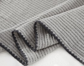 Плед ЛЕТНИЙ хлопковый муслин, наполнитель искусственный шелк 180х220 см, 2403-OSL