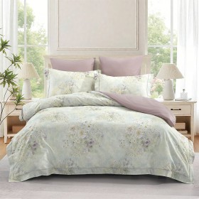 Комплект постельного белья 1,5-спальный, сатин с лазерной печатью 2344-4S Комплект постельного белья 1,5-спальный, сатин с лазерной печатью 2344-4S